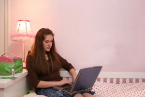 Teenager-with-Laptop